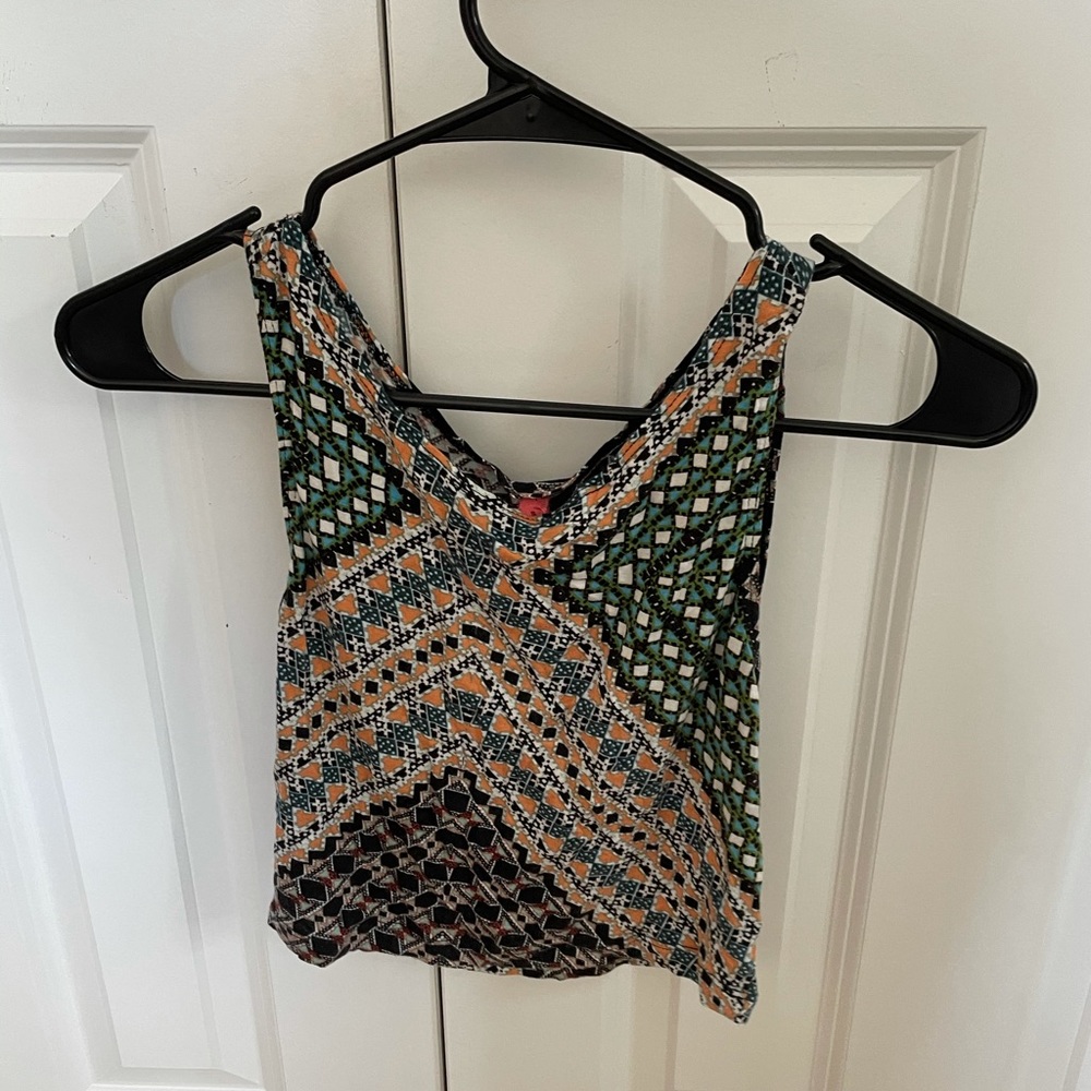 Nordstrom printed crop top